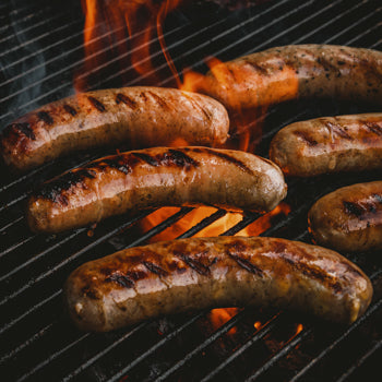 Sausage on grill