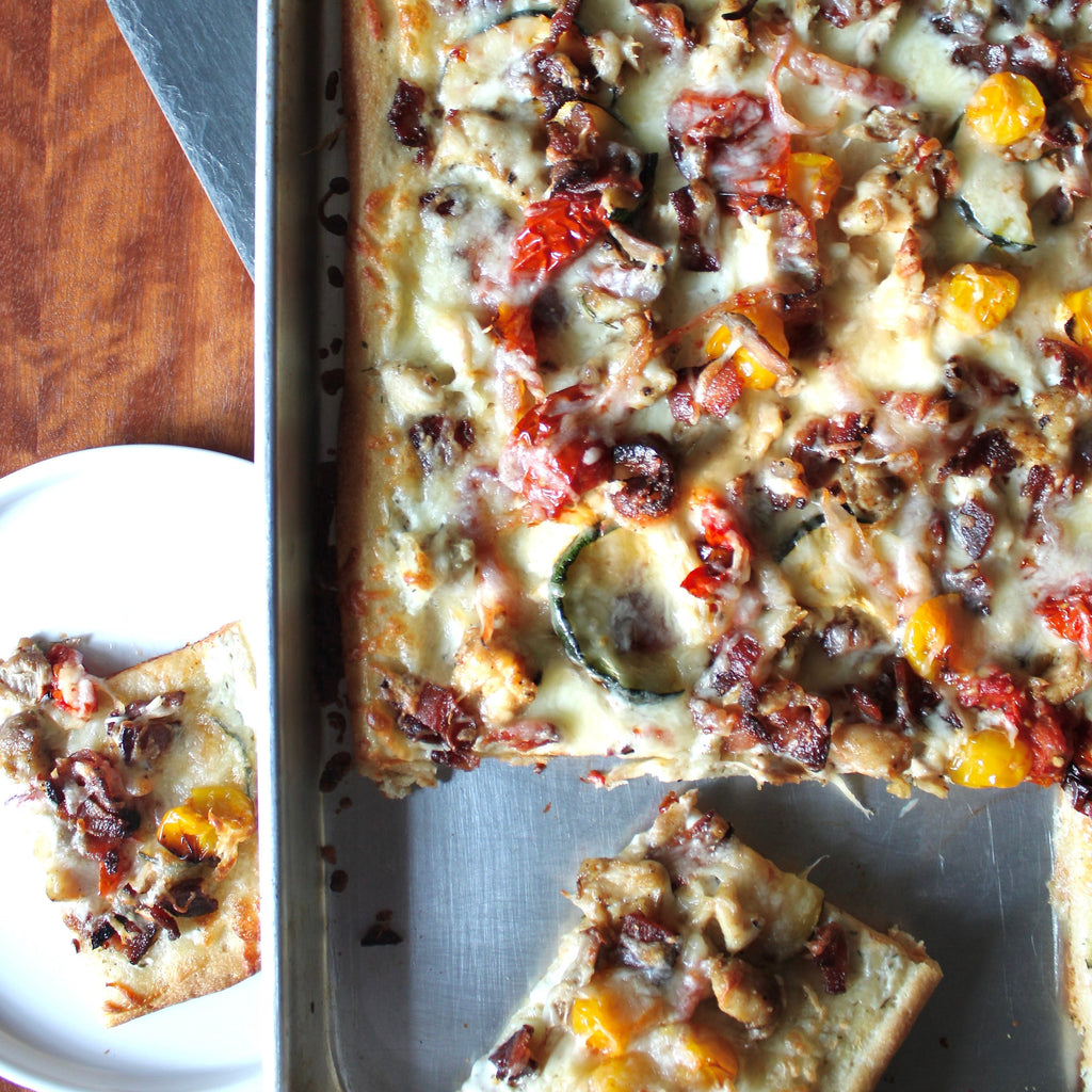 Chicken Bacon Ranch Pizza