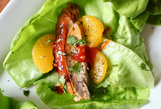 Gochujang Roasted Duck Lettuce Wraps