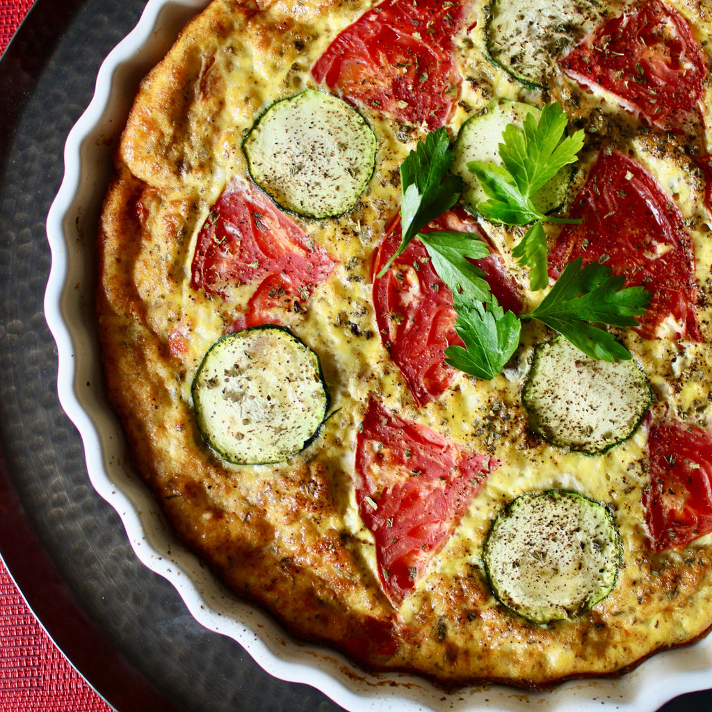 Leftover Meats Egg Frittata