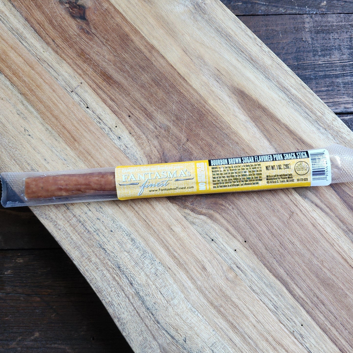Bourbon Brown Sugar Snack Stick