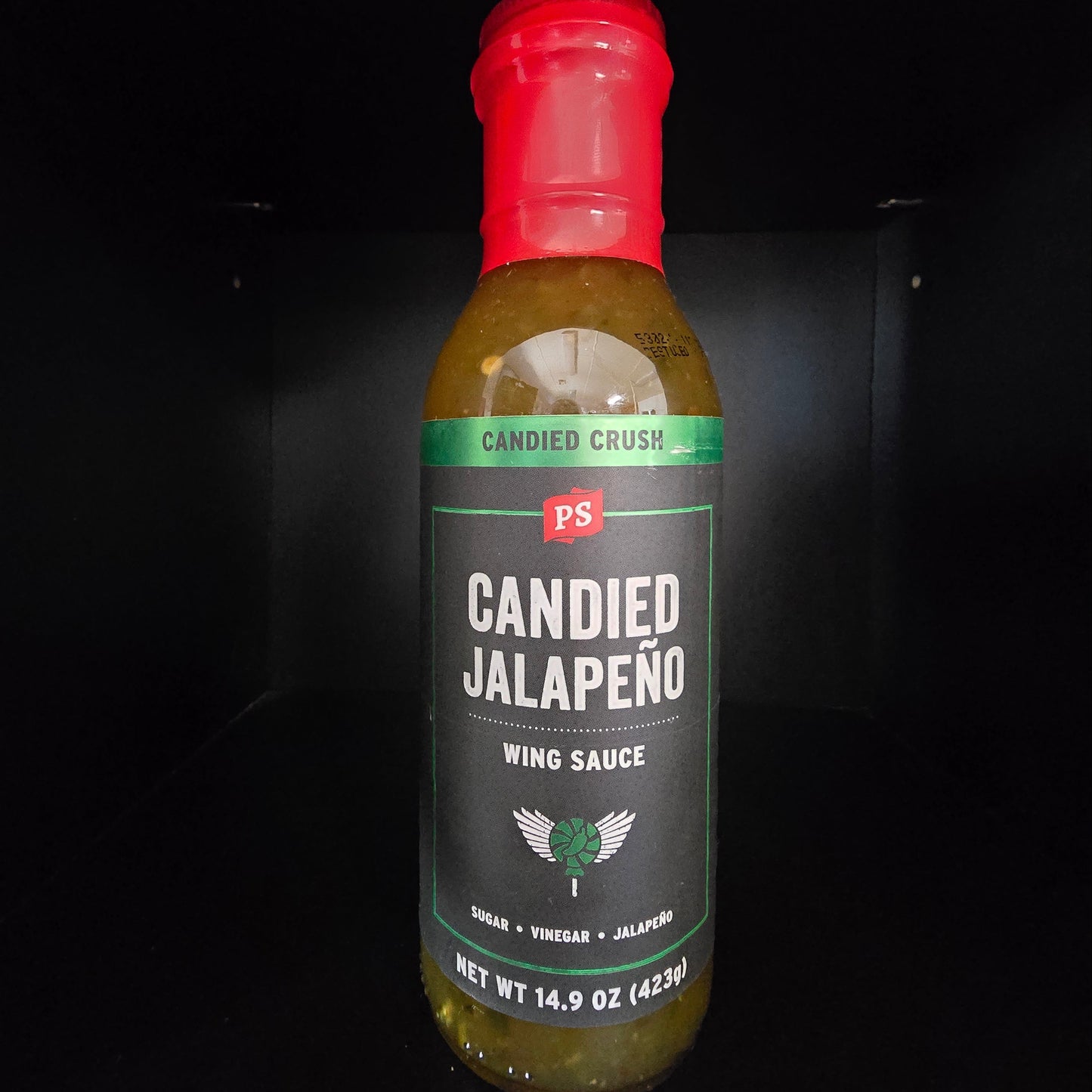 CANDIED JALAPENO WING SAUCE LABEL