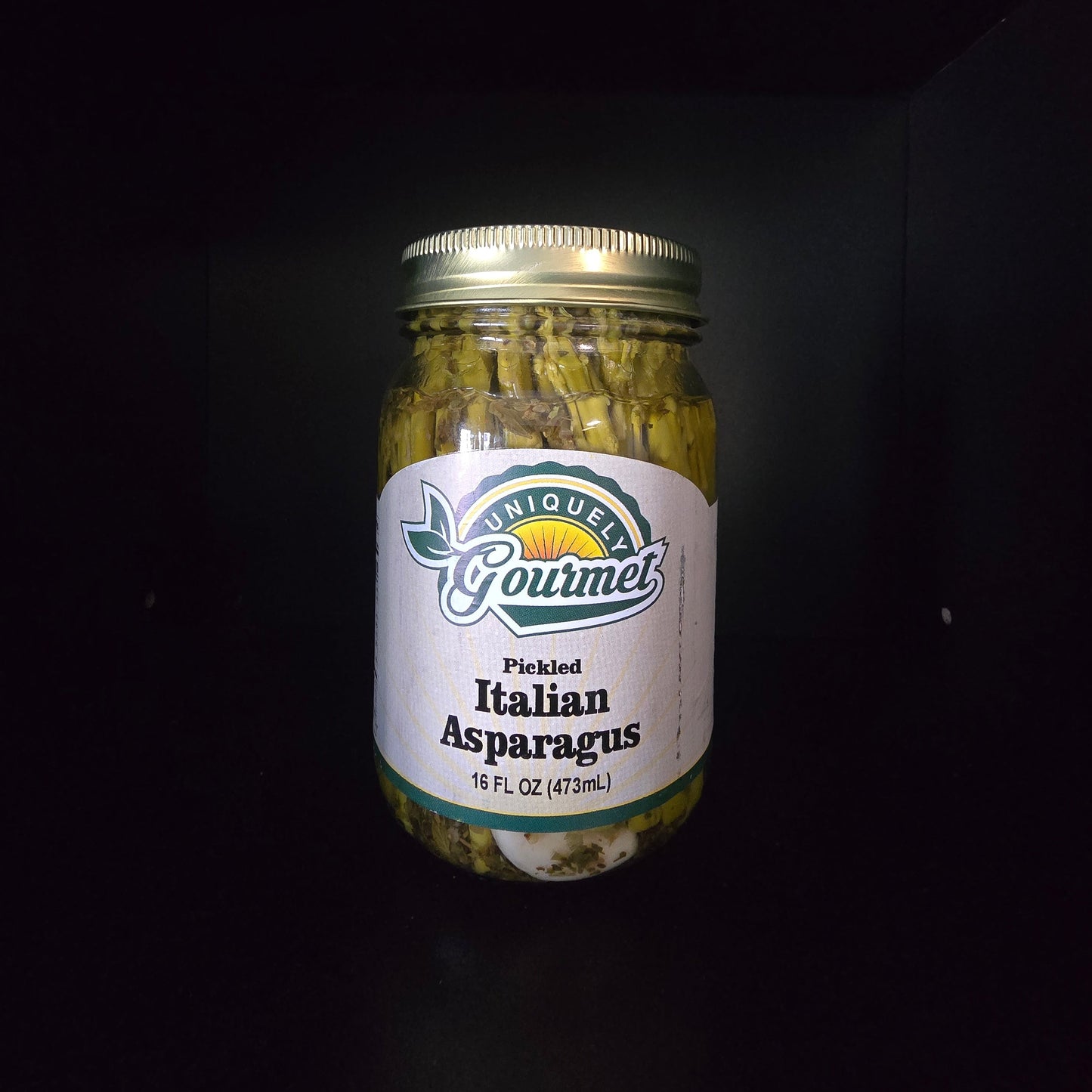 Label of Italian Asparagus
