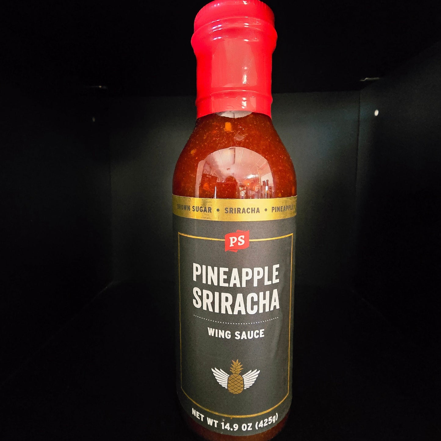 PINEAPPLE SIRACHA WNG SAUCE LABEL