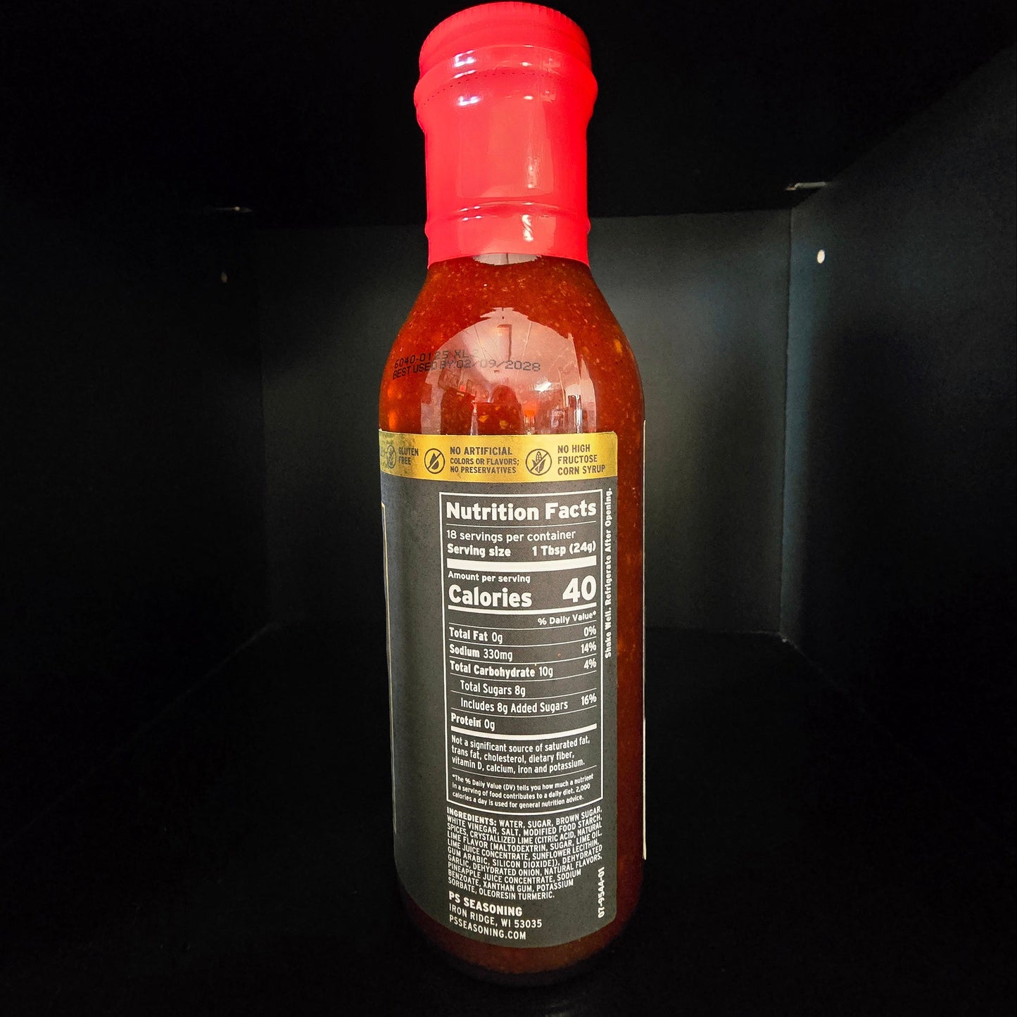 PINEAPPLE SIRACHA WING SAUCE NUTRITION LABEL