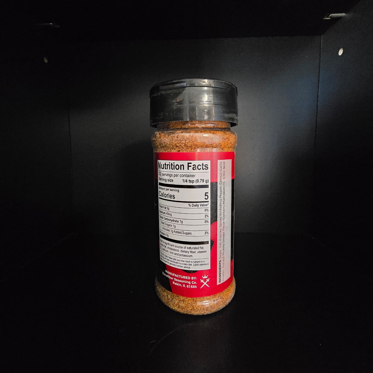 SMOKEHOUSE BBQ NUTRITION LABEL