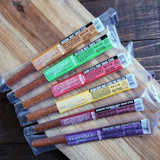 Snack Stick Bundle 2 Original 2 Jalapeno 2 Cajun 2 Bourbon Brown Sugar 2 BBQ 2 Teriyaki