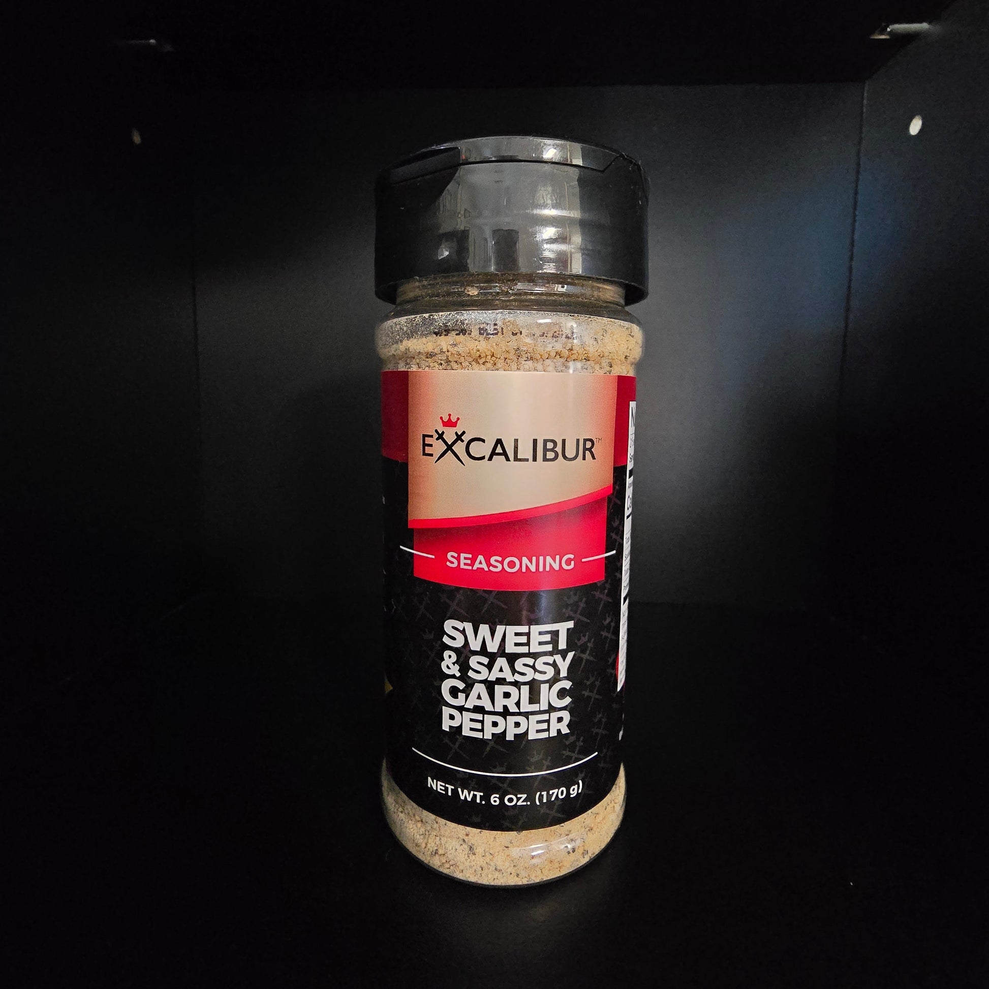 SWEET AND SASSY GARLIC PEPPER LABEL