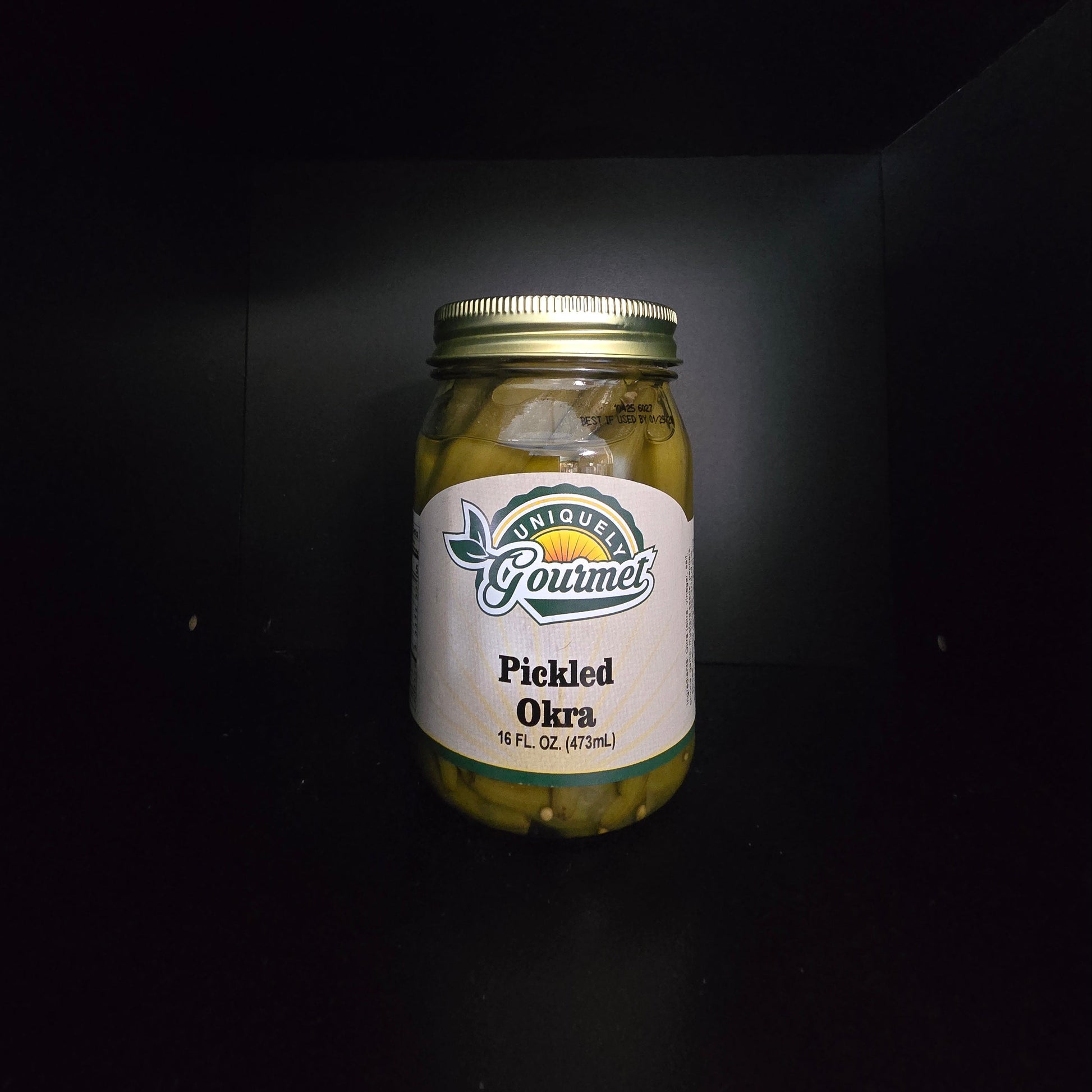 Pickled Okra Label
