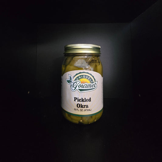 Pickled Okra Label