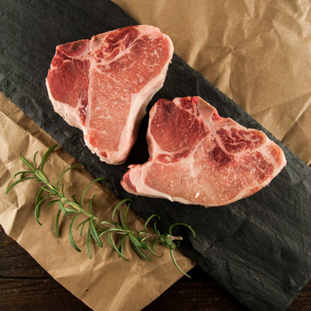 Dry Aged Pork Porterhouse Chops