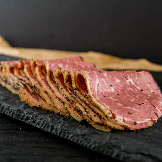 Smoked Shaved Pepper Beef